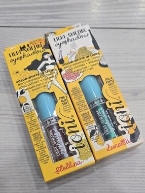 Ioni Light-Shifting Eyeshadow Duo — Teal-Purple & Pink-Olive Shift